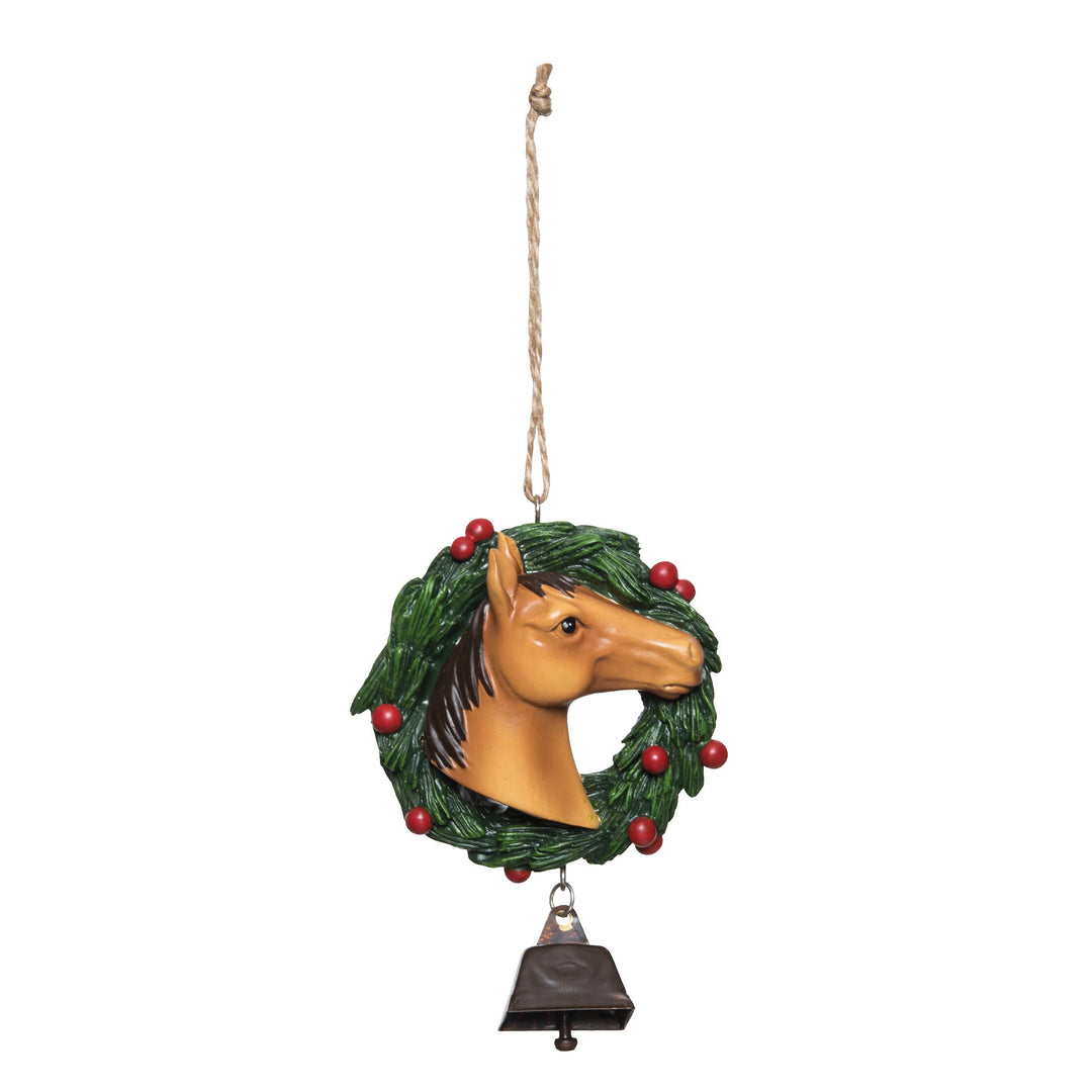 C&F Home - Horse With Bell Ornament