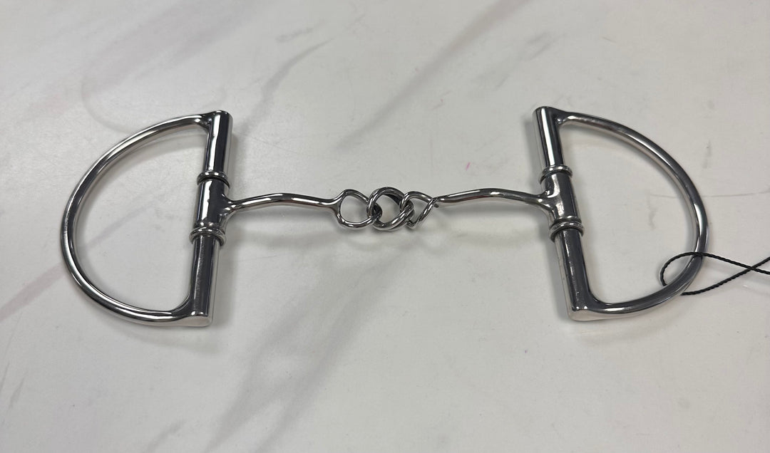 Anademi Center Curb Chain Thin Snaffle D Bit
