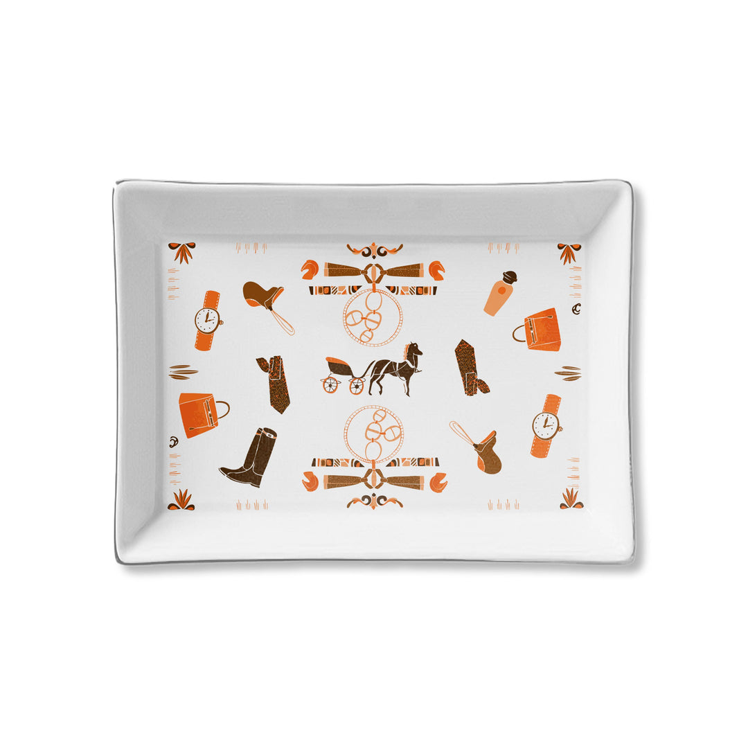 Toss Designs - Ceramic Tray - Equestrian