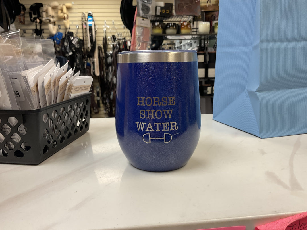 Equine & Design Horse Show Water Wine Tumbler