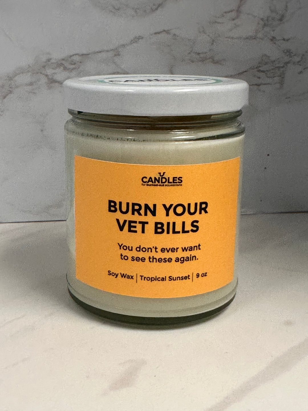 Burn Your Vet Bills Candle