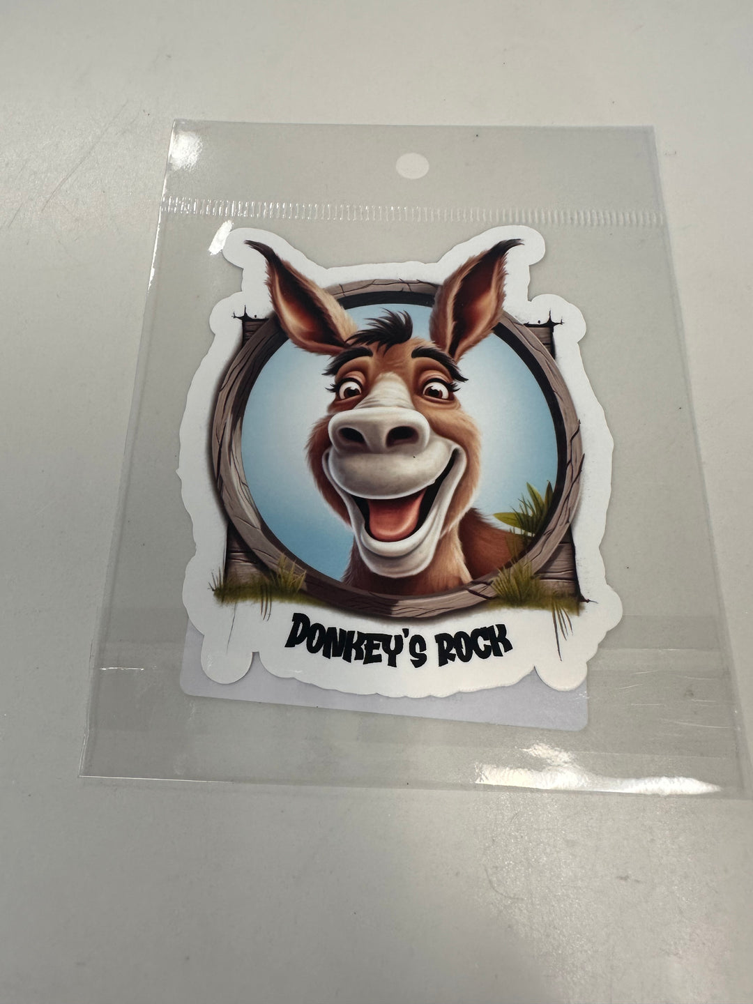 Donkey's Rock Sticker