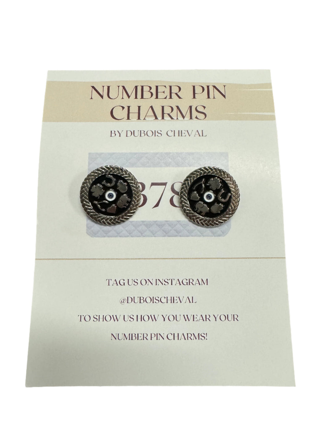 DuBois Cheval Lucky Charms Number Pin Charms