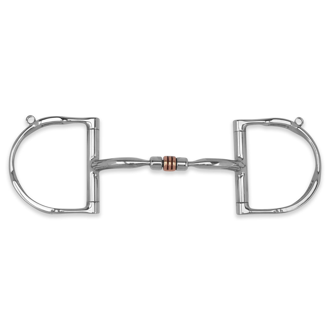 Myler D Hooks Comfort Snaffle Copper Roller MB 03