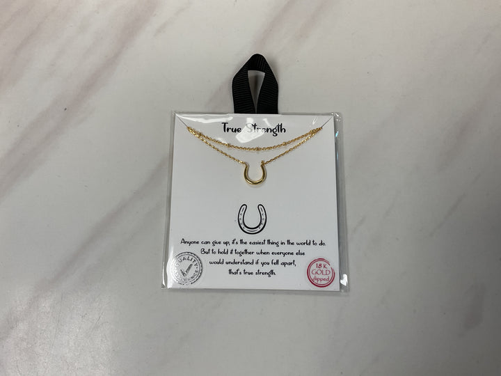 Claire & Susie True Strength Horse Shoe Necklace