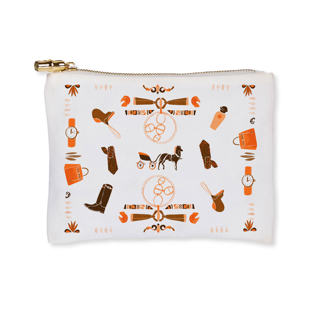 Toss Designs - Flat Zip - Equestrian