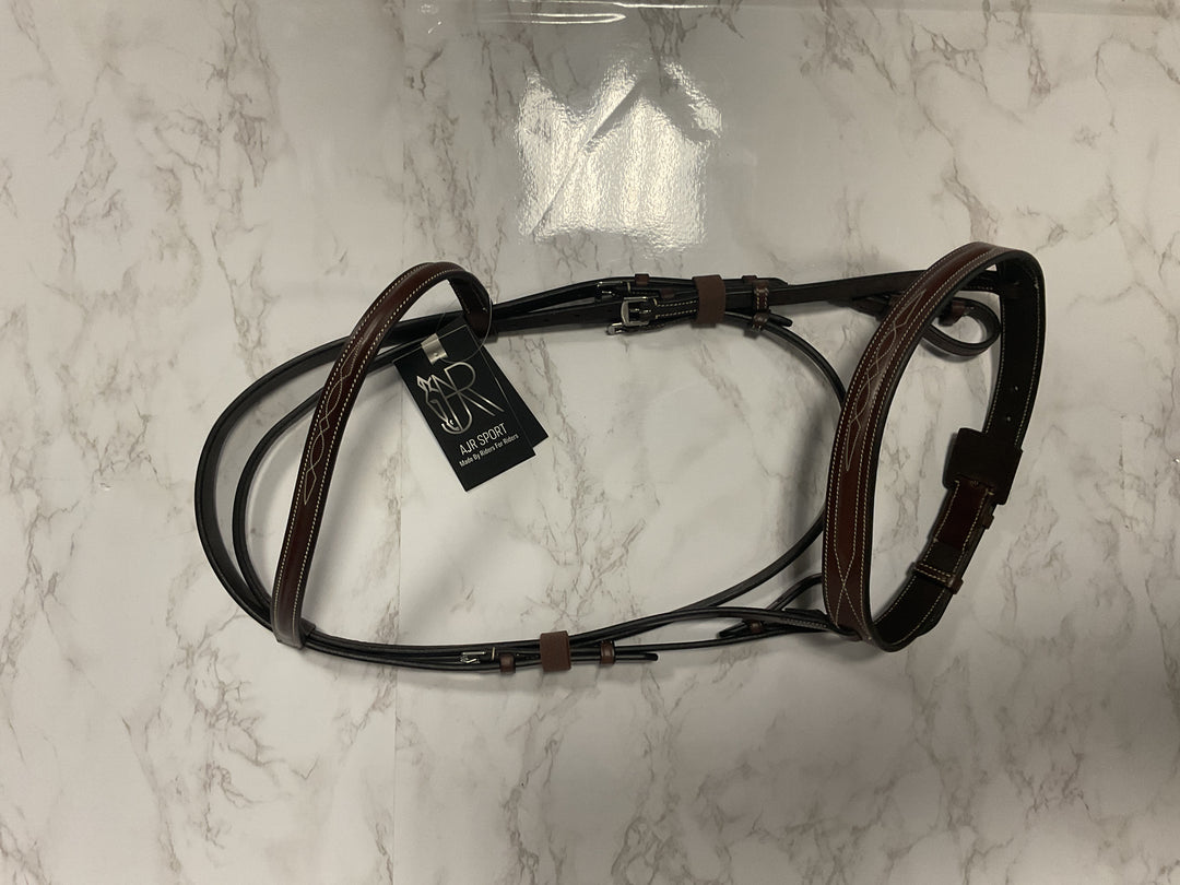 AJR Wide Noseband Hunter Bridle