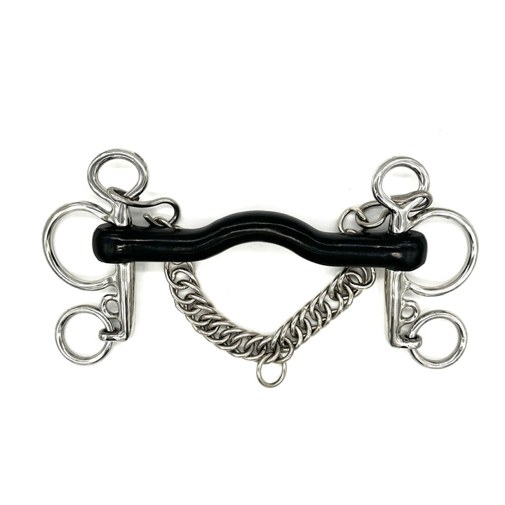 AJR Vulcanite Port Baby Pelham Bit