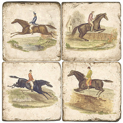 Studio Vertu "Equestrian" Coaster set of 4