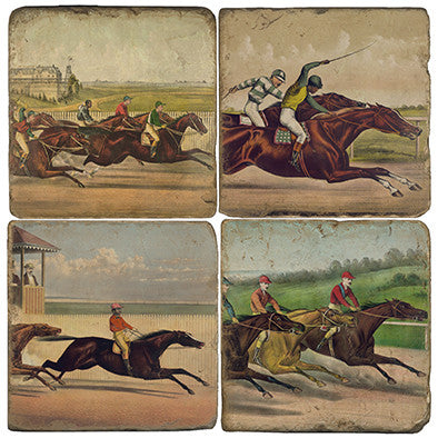 Studio Vertu "The Great Race" Coaster set of 4