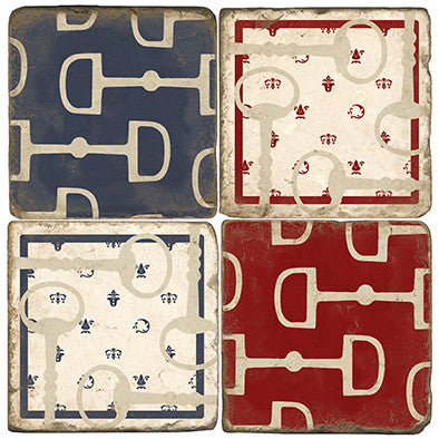Studio Vertu "Horse Bit" Coaster set of 4
