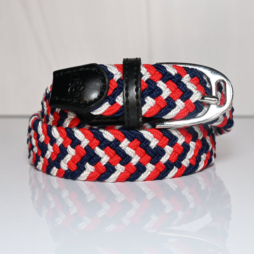 DuBios Cheval Stretch Stirrup Belt - Candy Apple - Youth