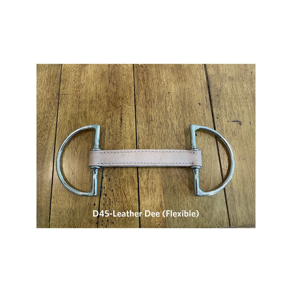 Anademi Flat Leather Mullen Mouth D Bit