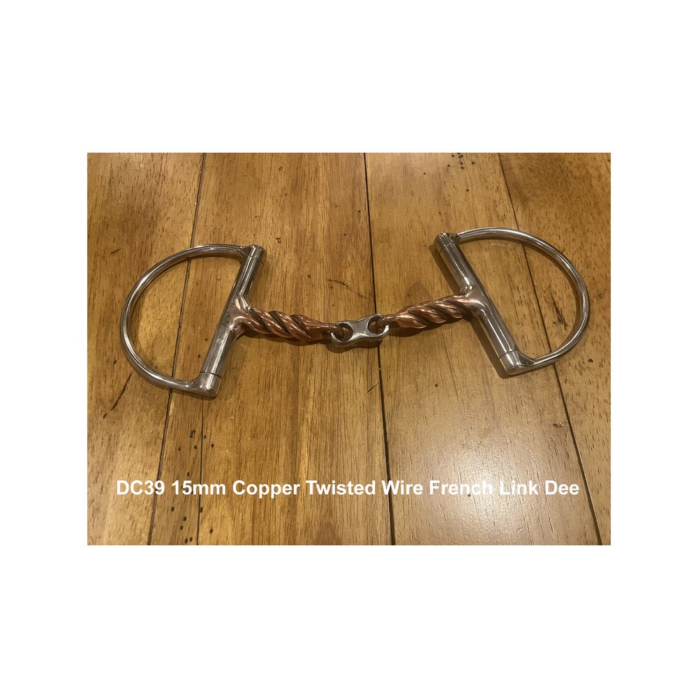 Anademi French Link Copper Twisted Wire Bit