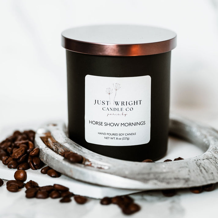 Just Wright Horse Show Mornings Candle