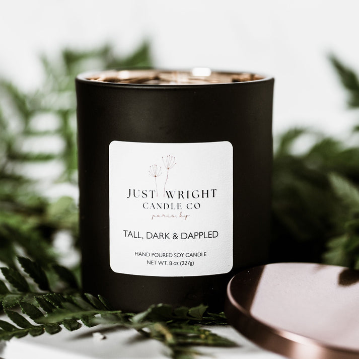 Just Wright Tall, Dark, & Dappled Candle