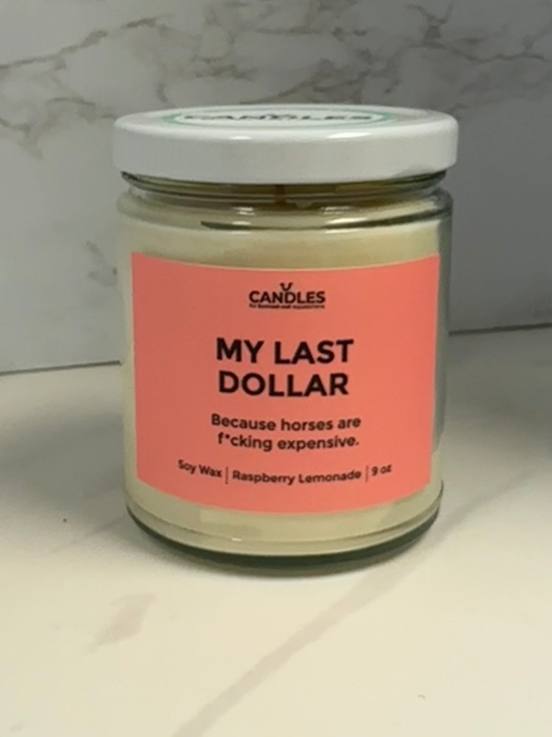 My Last Dollar Candle