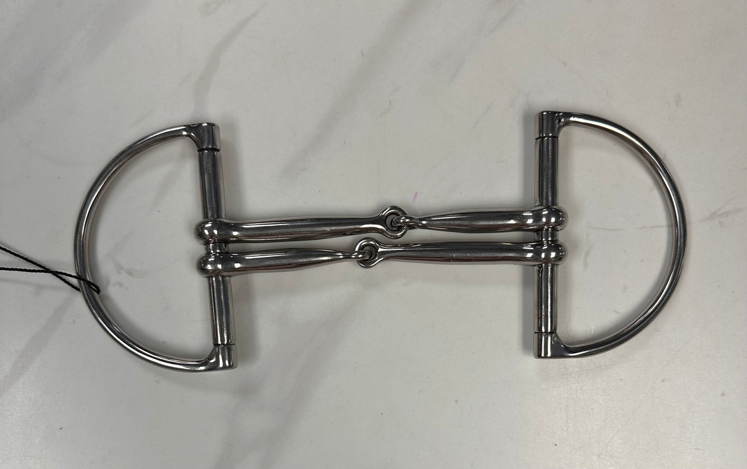 Anademi Double Mouth off set Jointed Snaffle D Bit