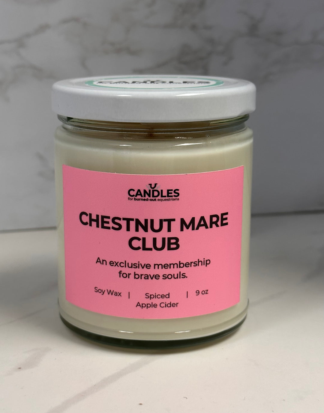 Chestnut Mare Club Candle