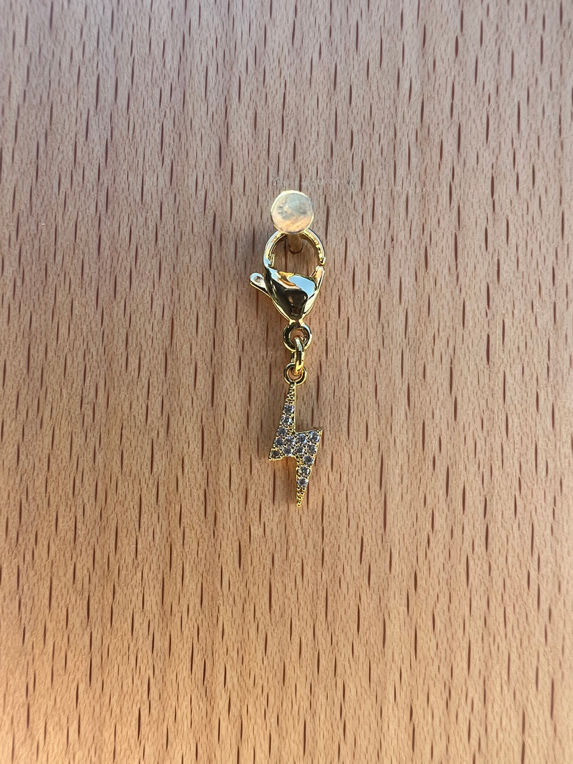 DuBois Cheval Sparkly Lightening Bolt Charm