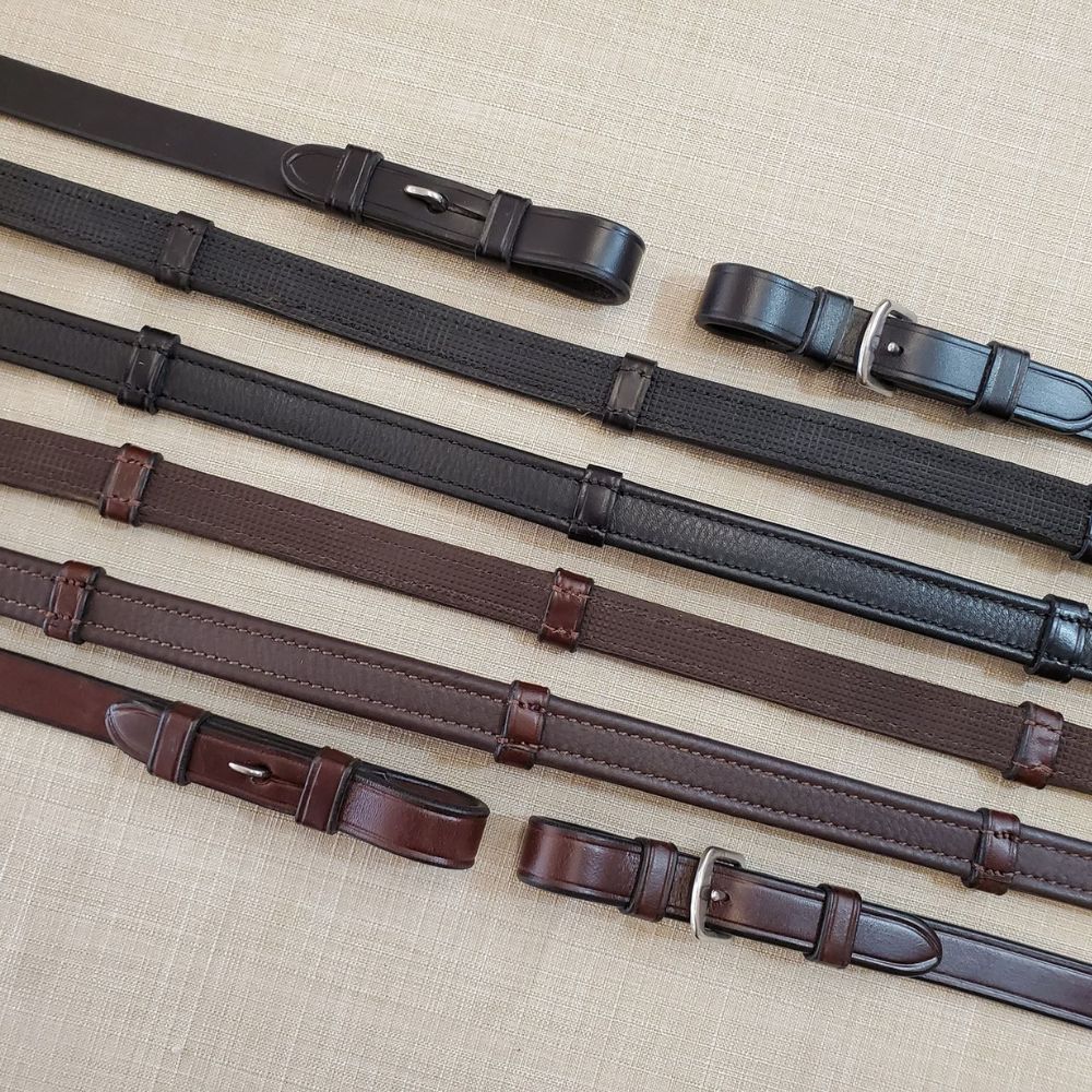 KLS Soft Grip Reins w/ Stops - Buckle Ends