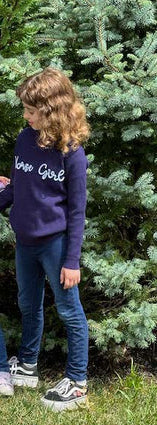 Kathryn Lily Girl's Horse Girl Sweater