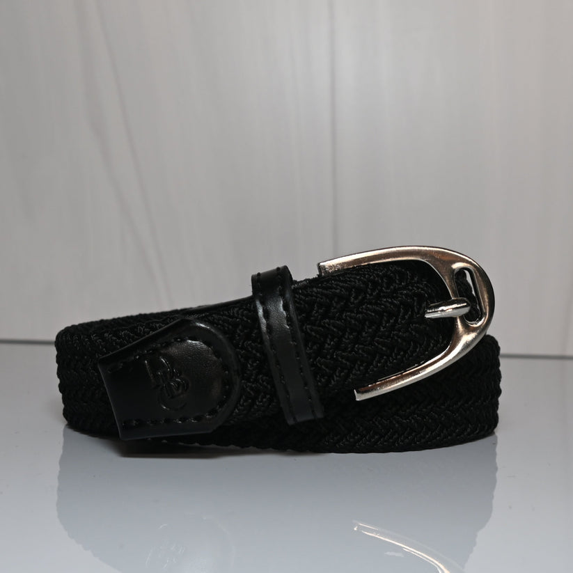 DuBois Cheval Stretch Stirrup Belt - Midnight - Youth