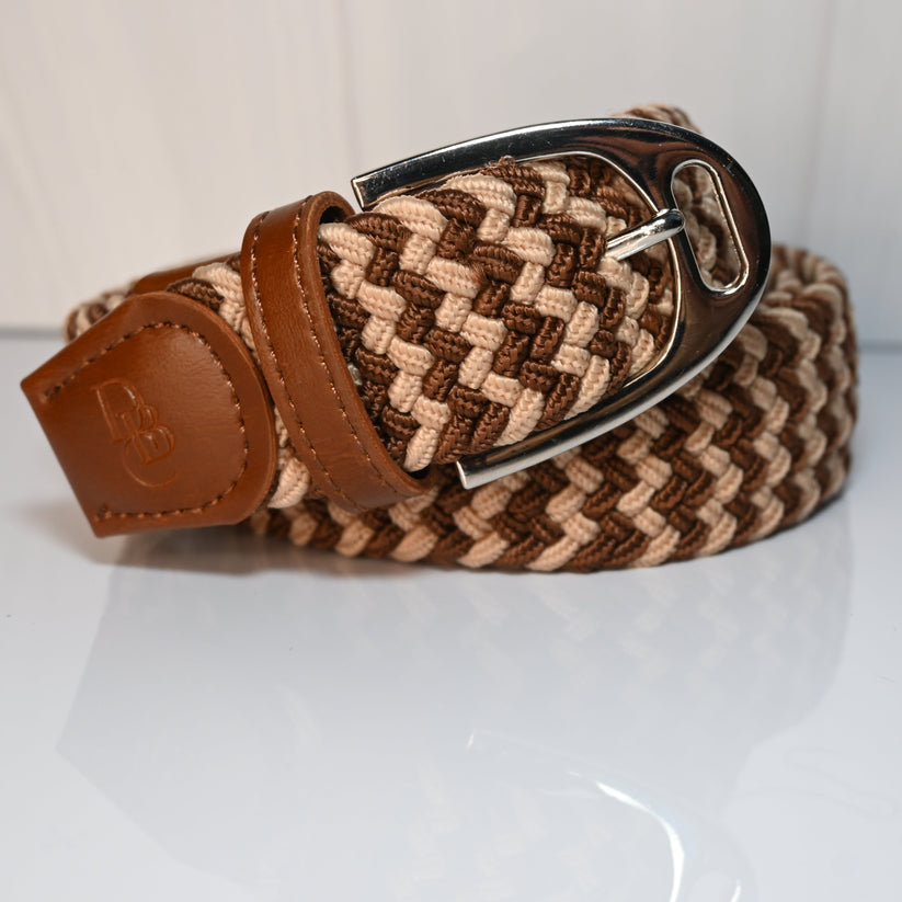 DuBois Stretch Stirrup Belt - Mocha Latte