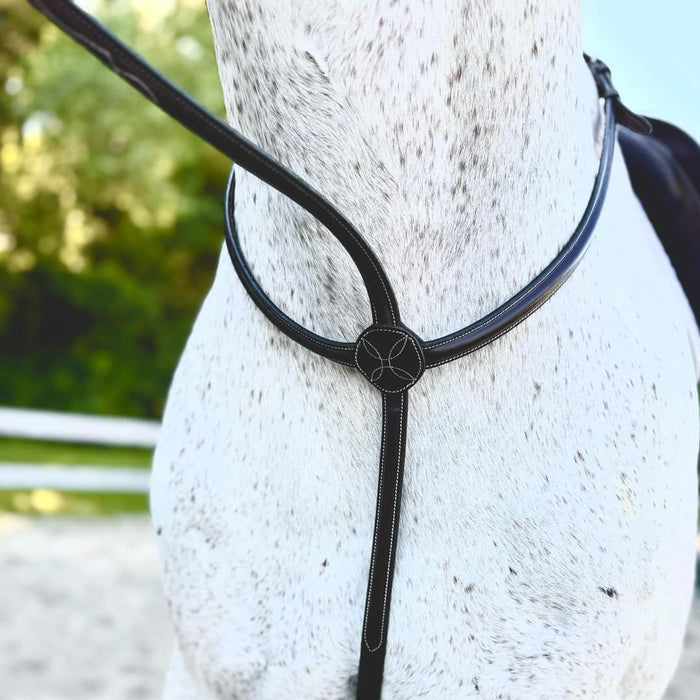 Red Barn "No Donut" Standing Fancy Stitch Martingale