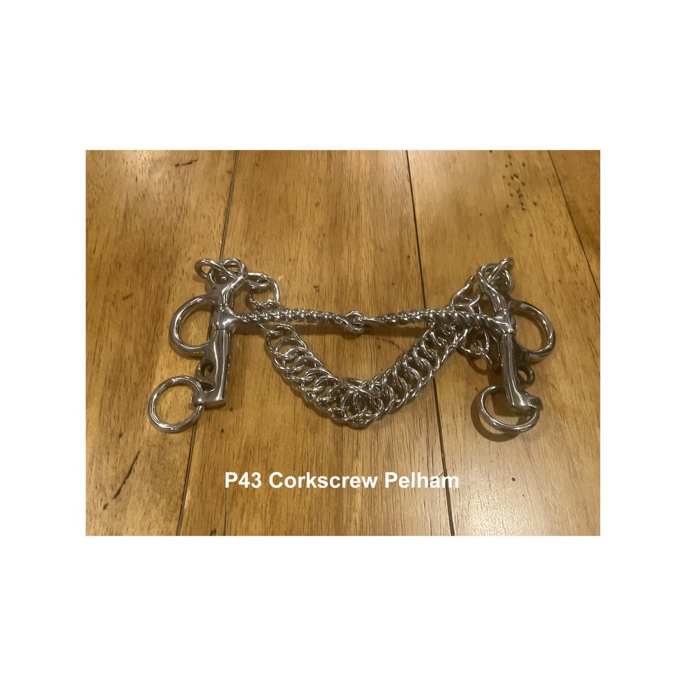 Anademi Thin Corkscrew Pelham Bit