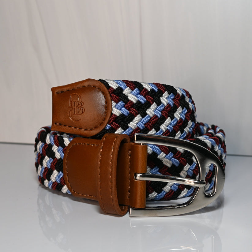 DuBois Cheval Stretch Stirrup Belt - Terracotta Blue