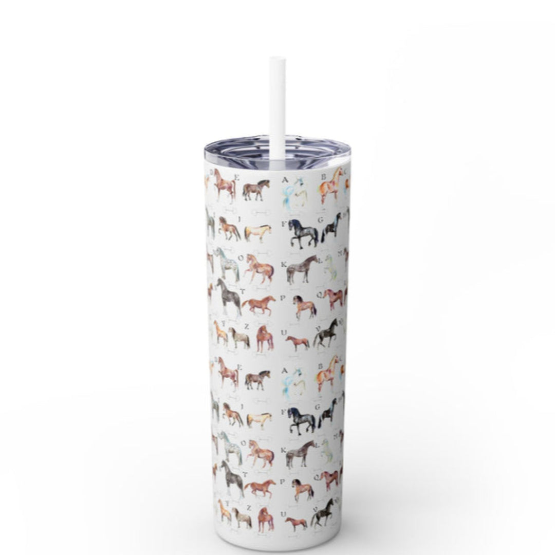 Sona Eq ABC Horse Breeds Tumbler