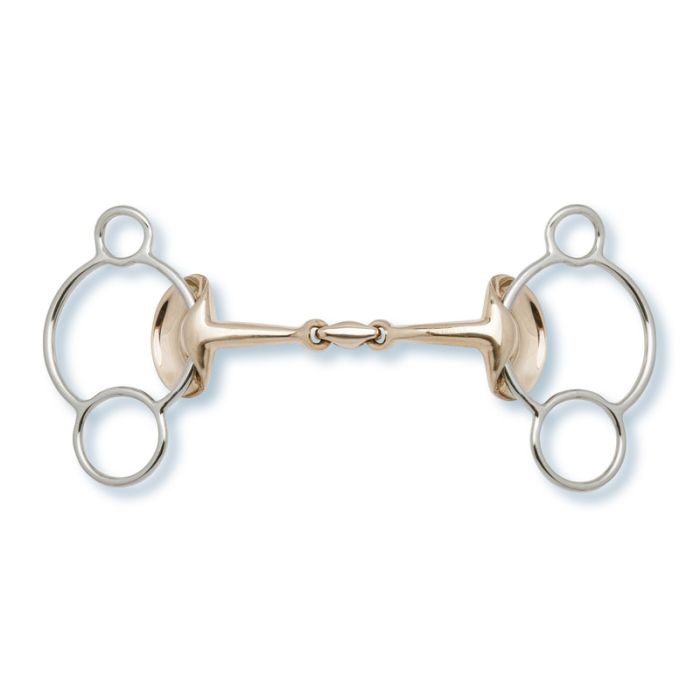 Stubben Golden Wing 3 Ring Gag Bit