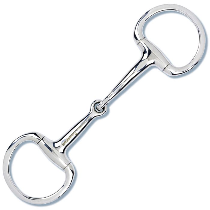 Stubben Stainless Steel Single Jointed Eggbutt Bit