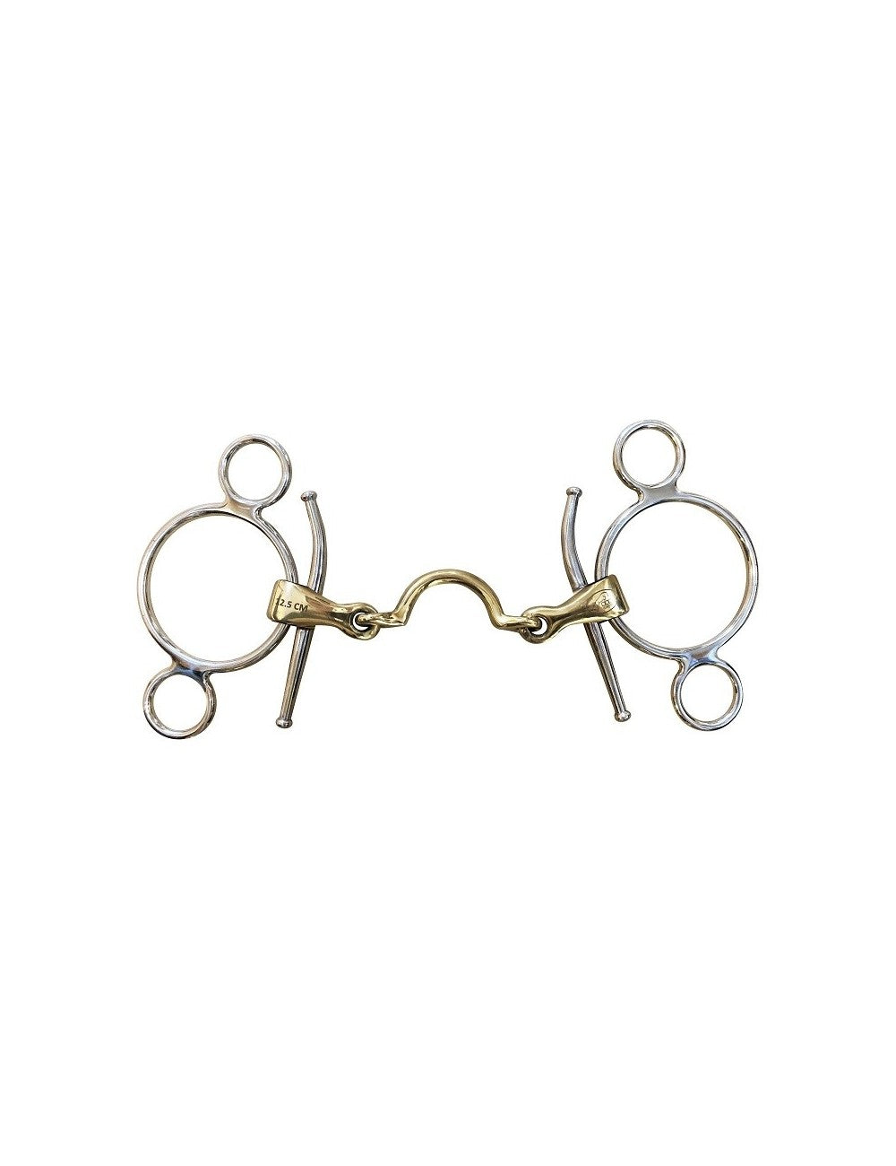 Jump'in 3 rings Full Cheek with Tongue Relief Bit