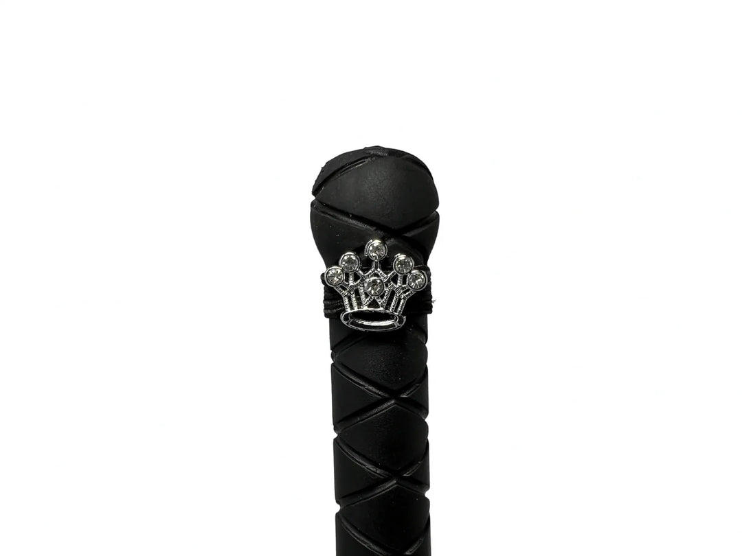 Silver Crown Crop Charm