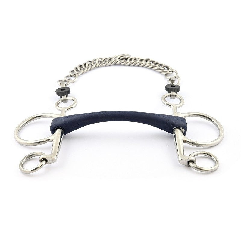 Jump'In Small Cheek Flexible Rubber Pelham bit