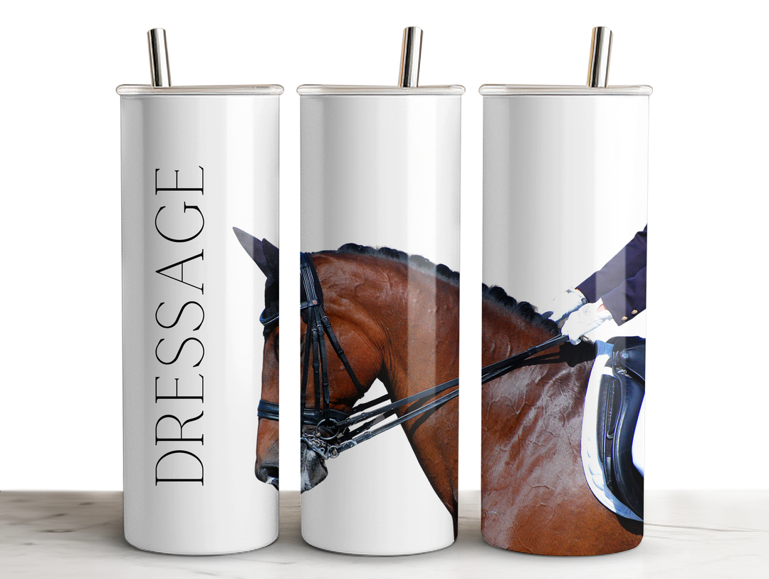 Black Stallion Drink Tumblers - Dressage