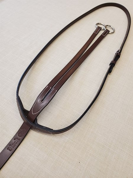Black Oak Flat Leather Running Martingale