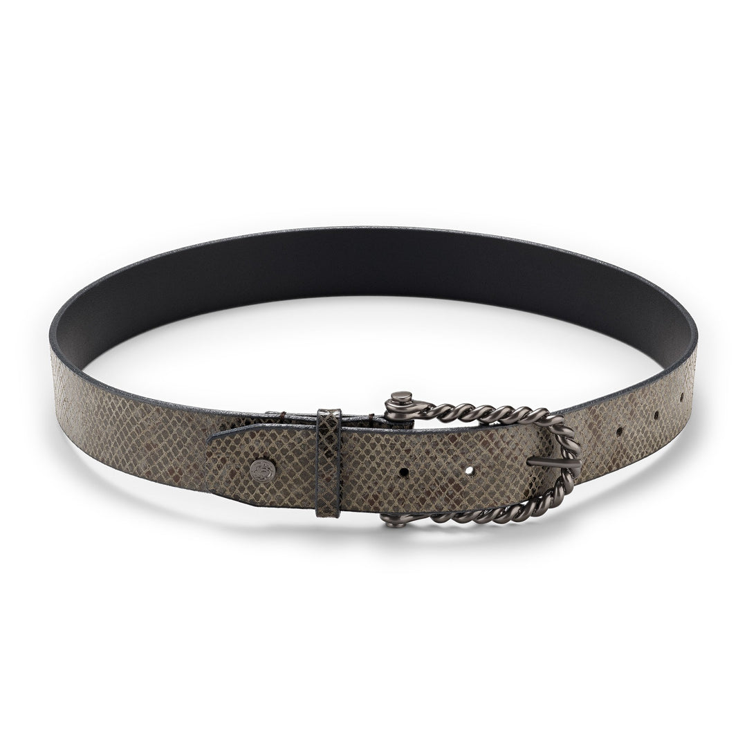 Hannah Childs Python Belt