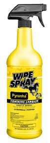 Pyranha Wipe & Spray - Oil Based - The Tack Shop of Lexington - 1