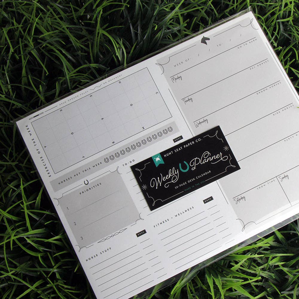 Hunt Seat Paper Ultimate Equestrian Weekly Planner
