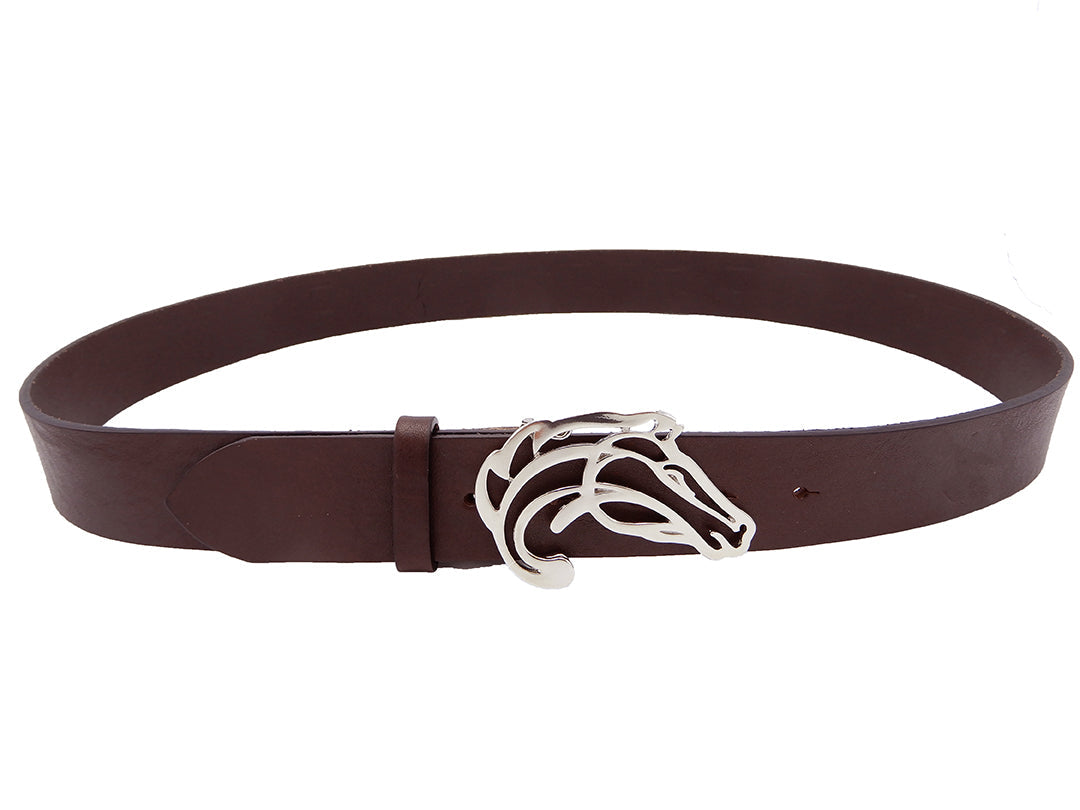 LILO Collections Olympus Horse 1.5" Leather Belt