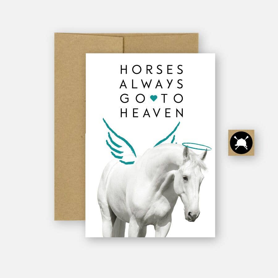 Hunt Seat Paper Co. - Condolences Equestrian Horse Grief Greeting Card
