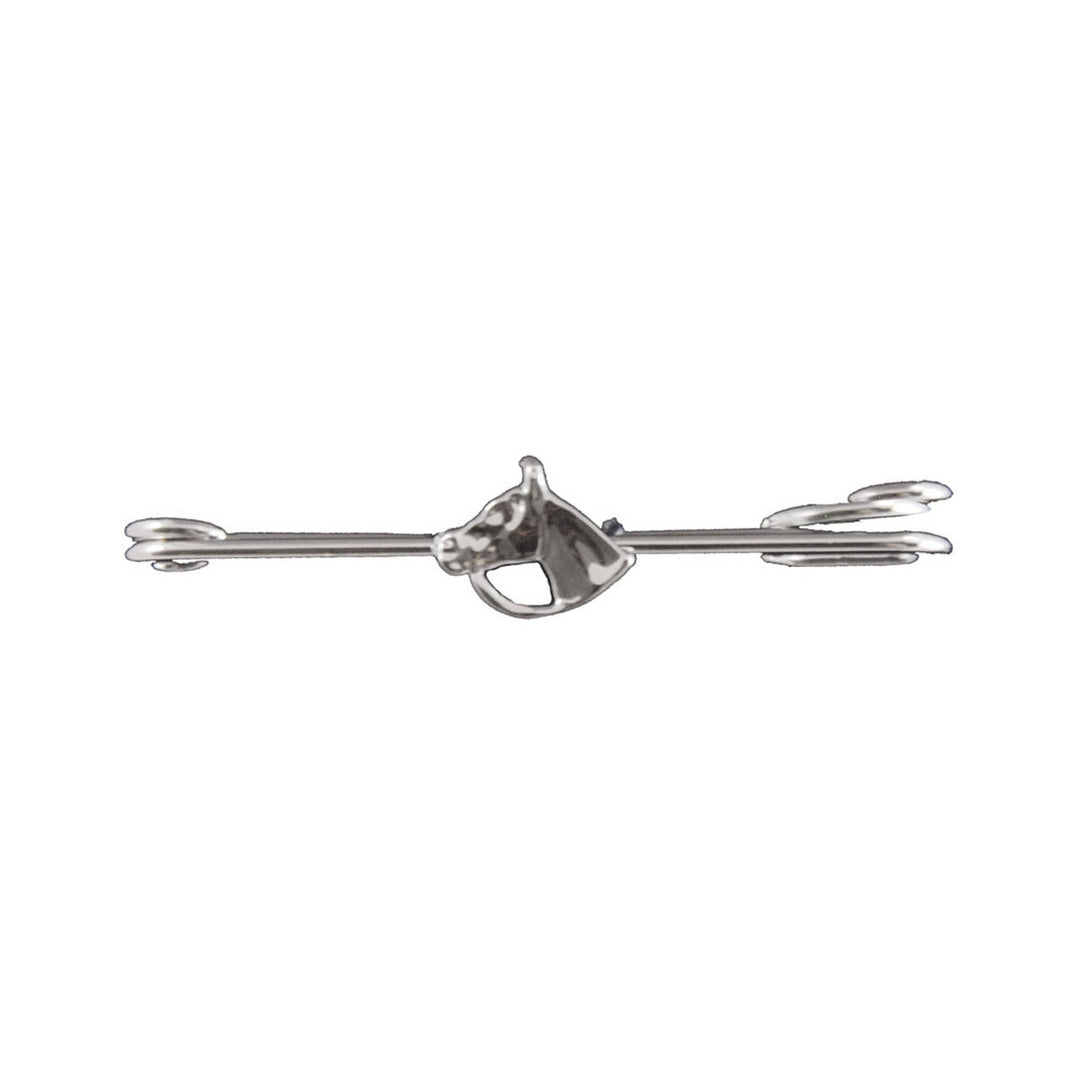 EXSELLE PLAIN STOCK PIN W/HORSE HEAD