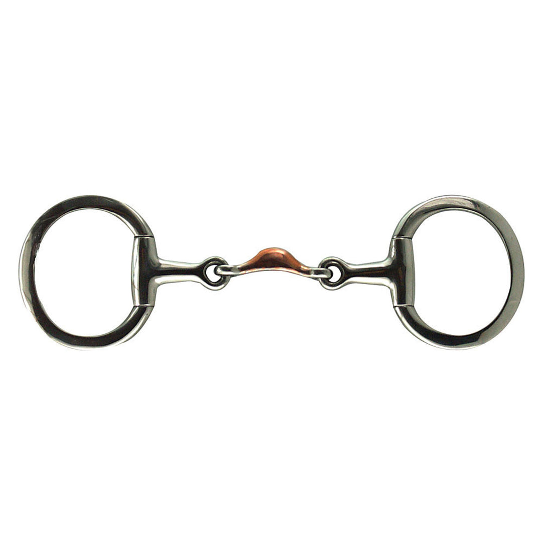 Coronet Quarter Moon Copper Eggbutt Snaffle