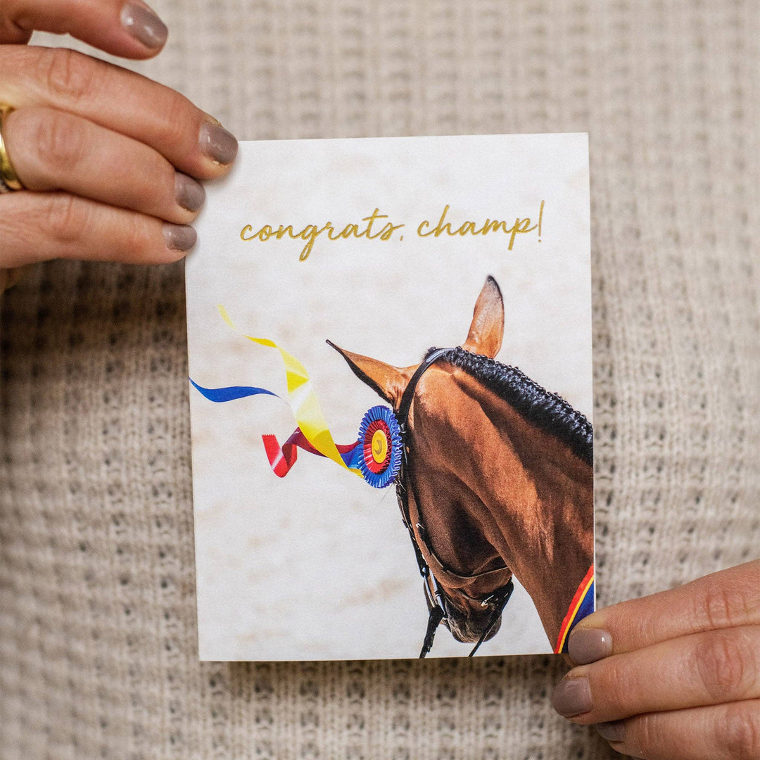 Congrats, Champ! Folded Card - In Gate Goods