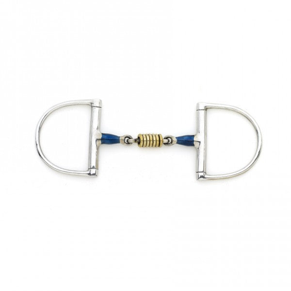 Centaur Blue Steel King D Double Joint Mouth w Loose Brass Roller Disks