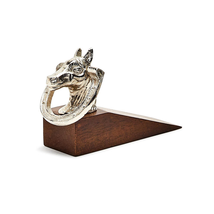 Two's Co Lucky Horse Door Stop