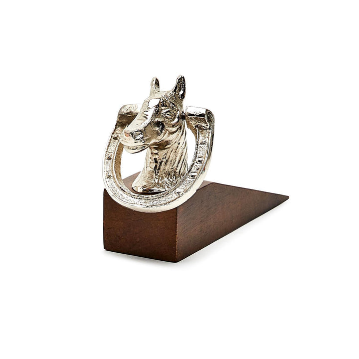 Two's Co Lucky Horse Door Stop